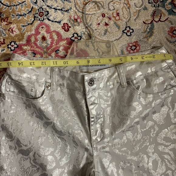 Chico’s Platinum Denim Capri/ crops - Picture 10 of 13